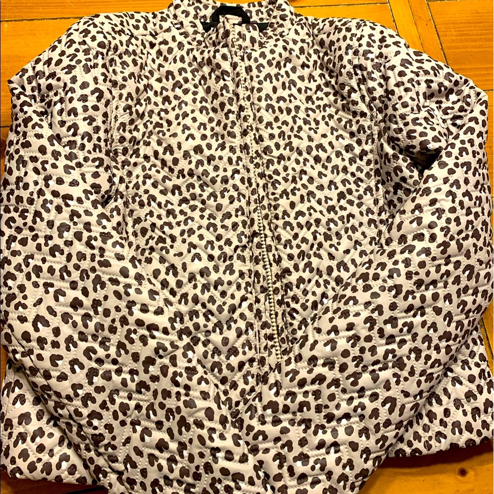 Gymboree 🐆Host Pick🐆EUC leopard light jacket size 10-12